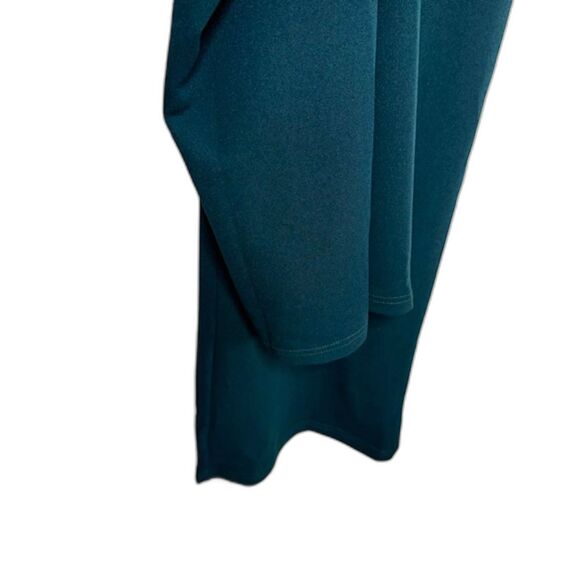 LULUS DARK TEAL GREEN OPEN BACK WIDE LEG JUMPSUIT SIZE MEDIUM NWT - Picture 9 of 15